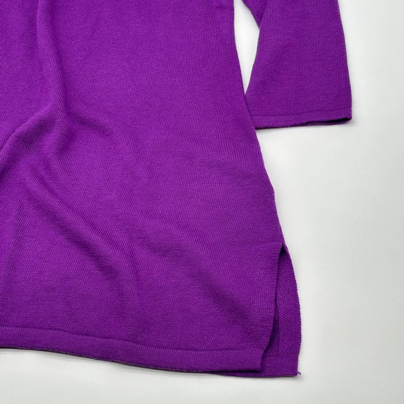 Iman Sz XS Sweater Top Tunic Rhinestone Jewel Beads Cashmere Blend - Picture 2 of 10